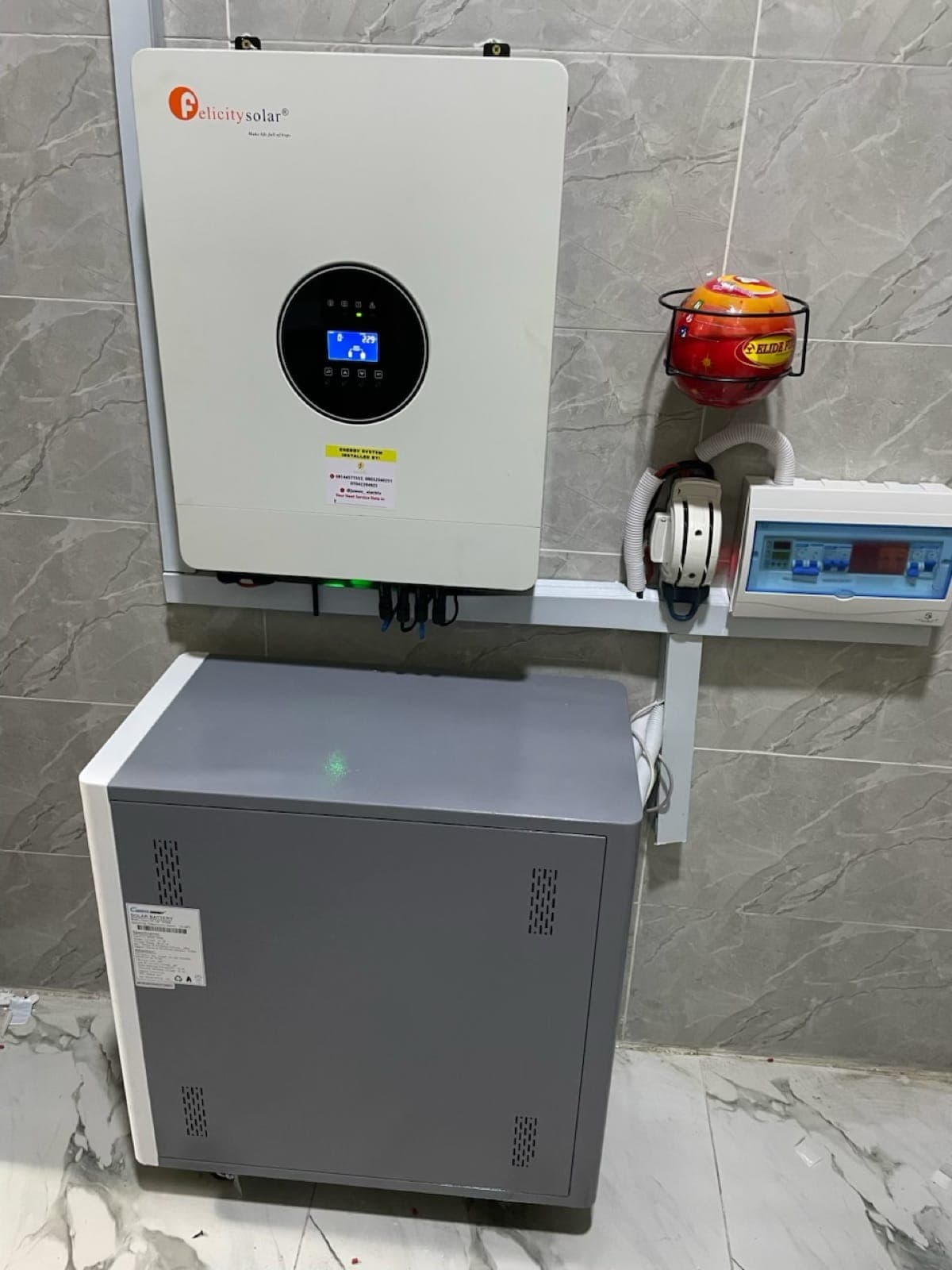 8kVA Solar Inverter System with 15kWh Lithium Battery