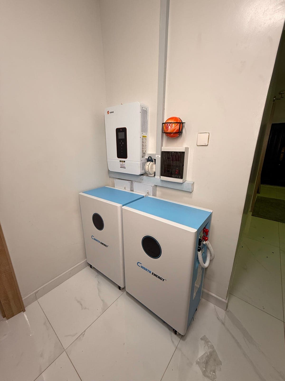 10kVA Solar Inverter System with 40kWh Lithium Battery