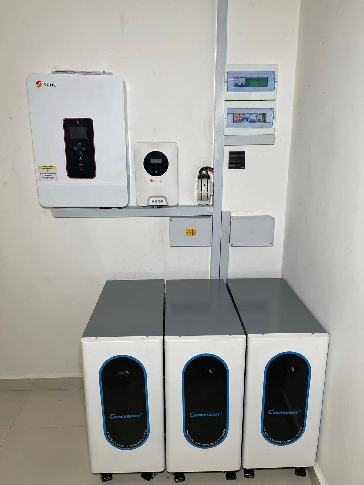 10kVA Solar Inverter System with 45kWh Lithium Battery