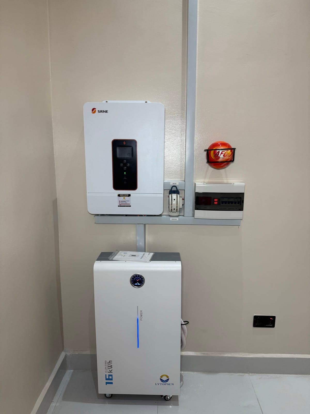 10kVA Solar Inverter System with 16kWh Lithium Battery